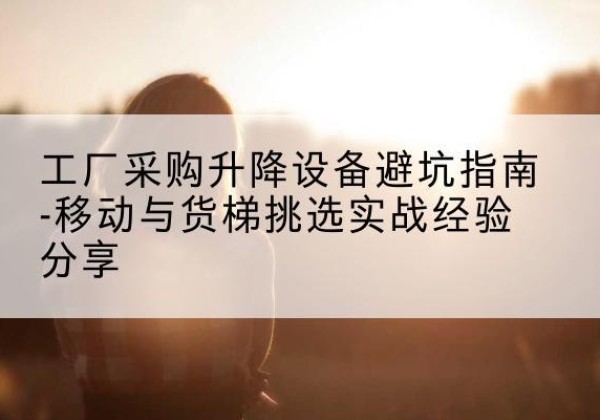 龙胜各族移动式升降机怎么选-工厂采购升降设备避坑指南-移动与货梯挑选实战经验分享